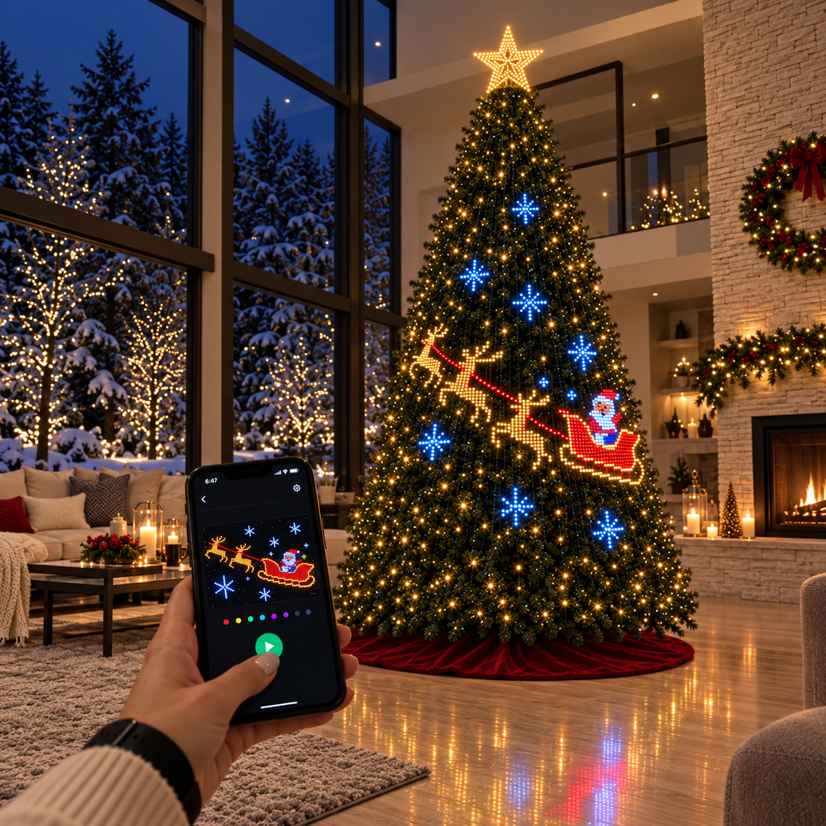 Smart LED Tree Lights
